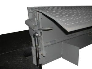 YARD-RAMP-SITE hydraulic edge of dock levelers YARD-RAMP-SITE hydraulic edge of dock levelers shown at loading dock