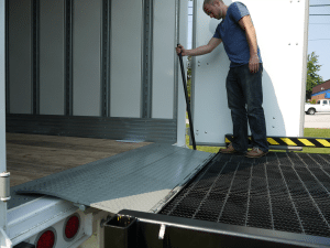 projections of YARD-RAMP-SITE edge of dock leveler YARD-RAMP-SITE projections of edge of dock leveler